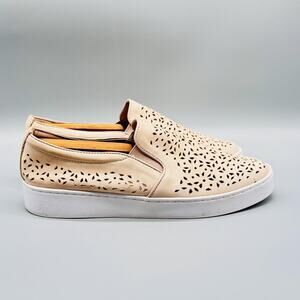 Vionic Shoes Women 8 Pink Sneakers Midi Perf Slip On Casual Perforated Slip On